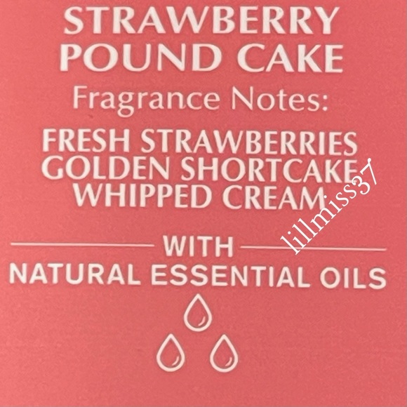 2X STRAWBERRY POUND CAKE Bath & Body Works Wallflower Refill Bulb Bundle - Picture 3 of 4